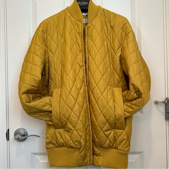 Max Mara Runway Label-cut “Crotone “ Bomber Jacket Sizs: US 2/4 Fall/Winter - Picture 10 of 17